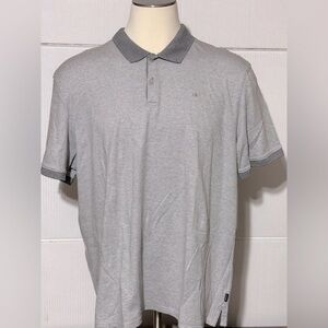 Calvin Klein Liquid Touch 2XL 100% cotton liquid touch polo 30” length P/p 23”